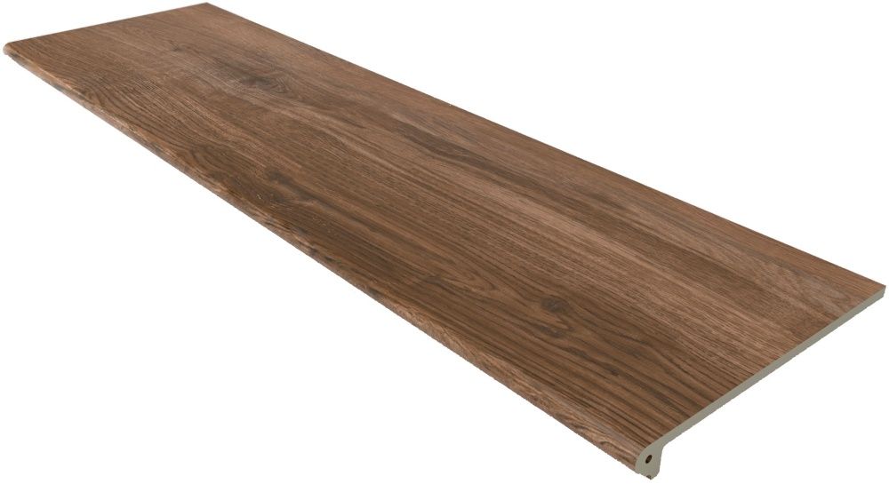 Peldano Redondo Nogal Liso 33x120